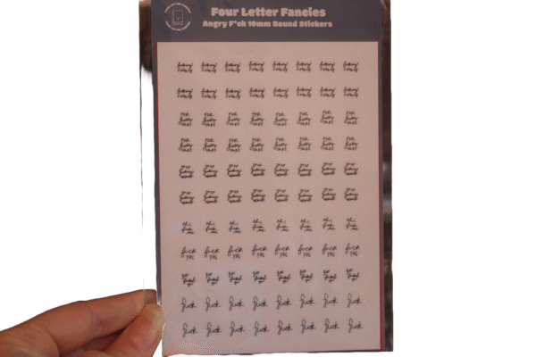 Sticker Sheet - Angry Transparent Sticker Sheets - Image 2