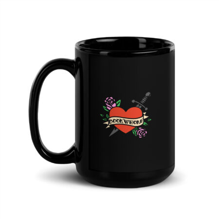 Black, bookish, smutty reader mug - Image 2