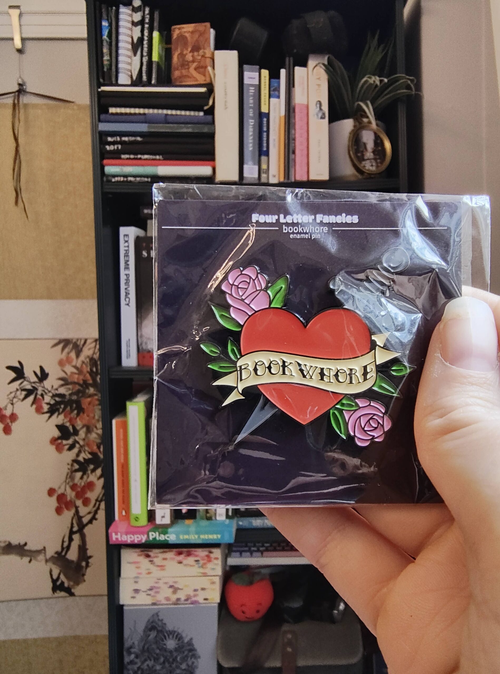 Lapel Pin - Bookwhore - Image 2