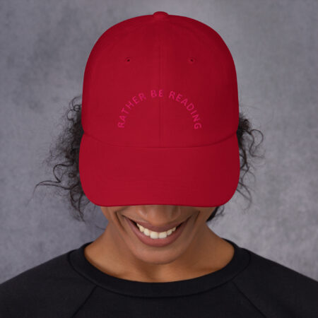 Rather be reading dad hat