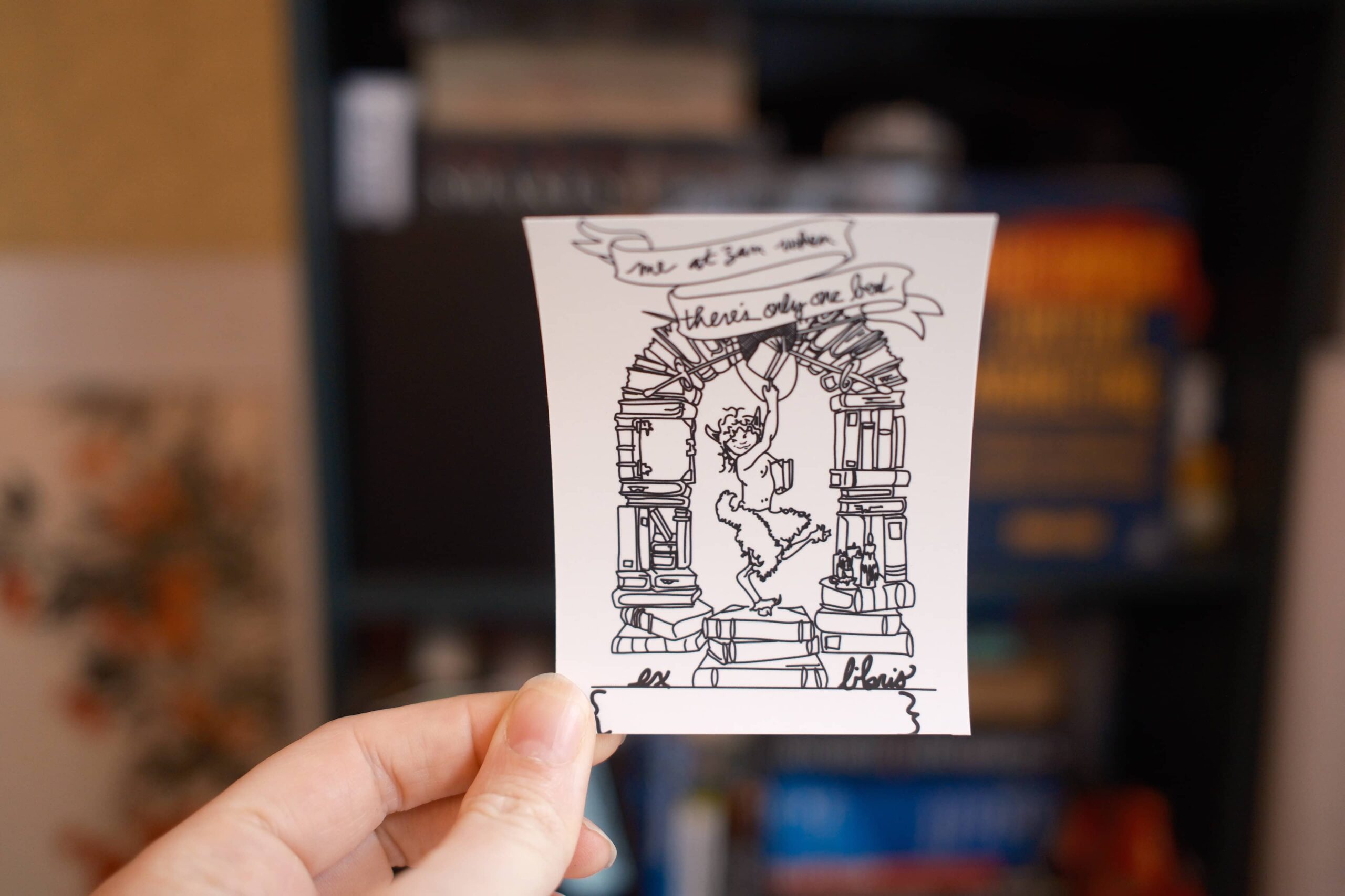 One Bed Trope Bookplate - Image 4