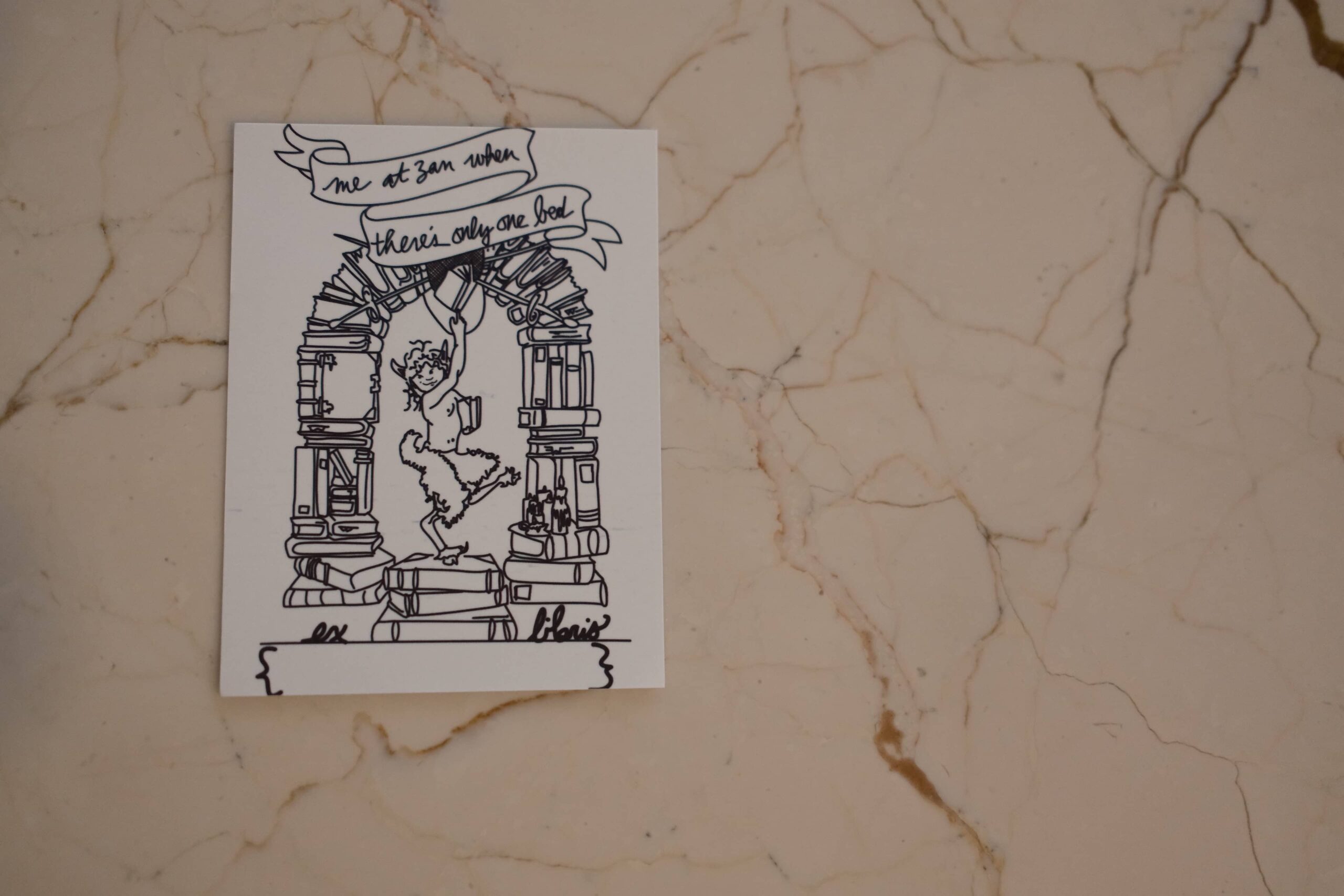 One Bed Trope Bookplate - Image 3