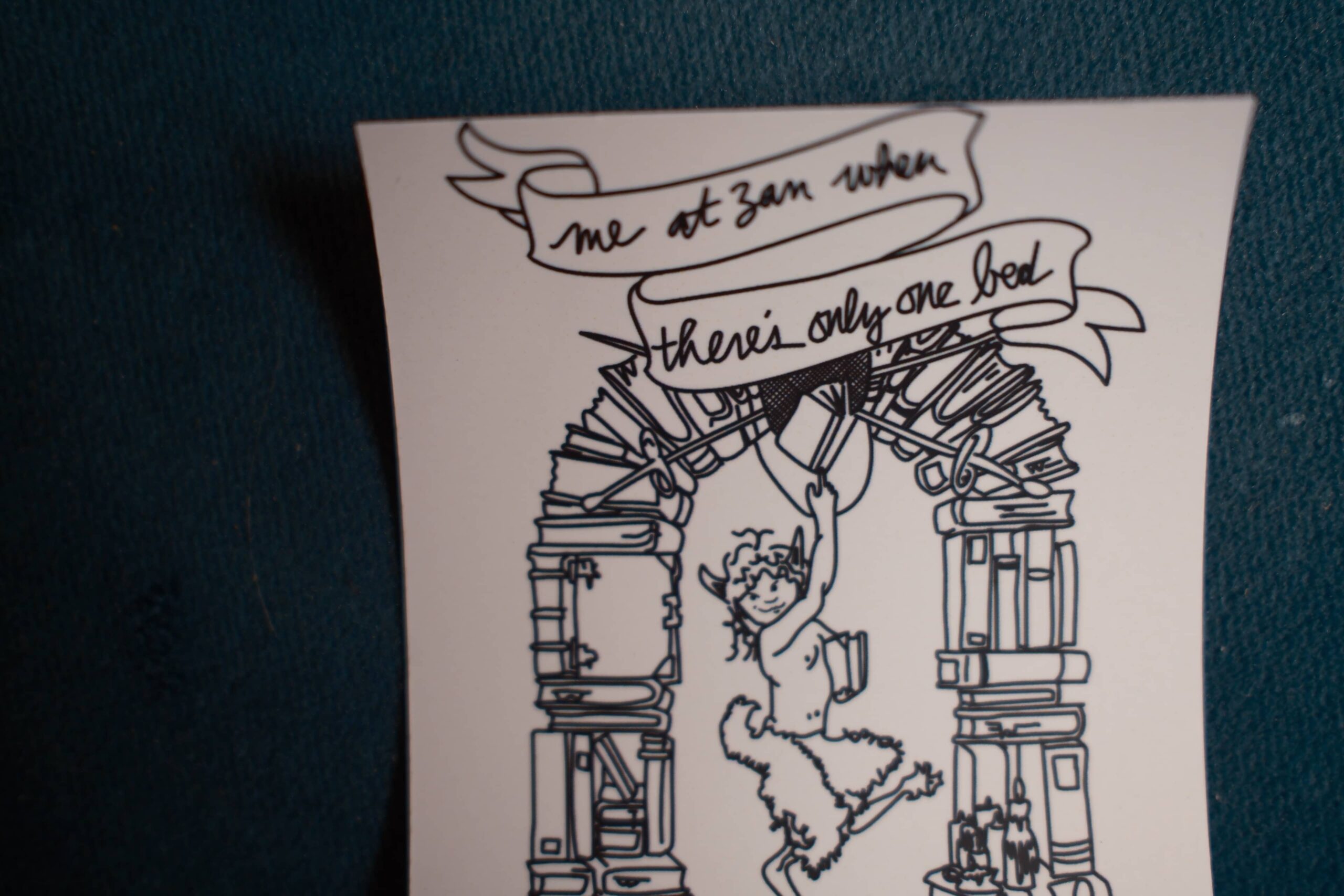 One Bed Trope Bookplate - Image 2
