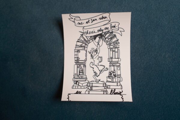 One Bed Trope Bookplate - Image 1