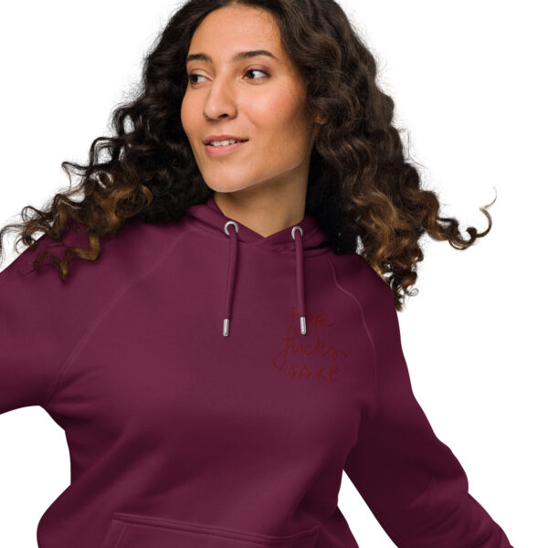 For Fck's Sake - Unisex Eco Raglan Hoodie - Image 20