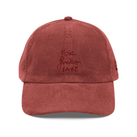 For Fcks Sake Vintage Corduroy Cap - Image 11