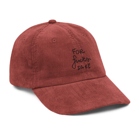 For Fcks Sake Vintage Corduroy Cap - Image 10