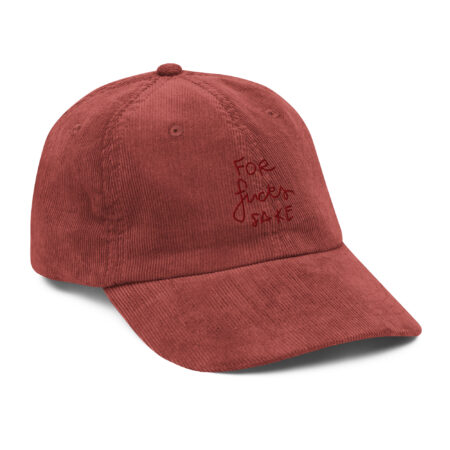 For Fcks Sake Vintage Corduroy Cap - Image 14
