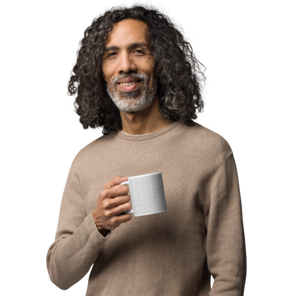 Subtle, sweary, white glossy mug - Image 3