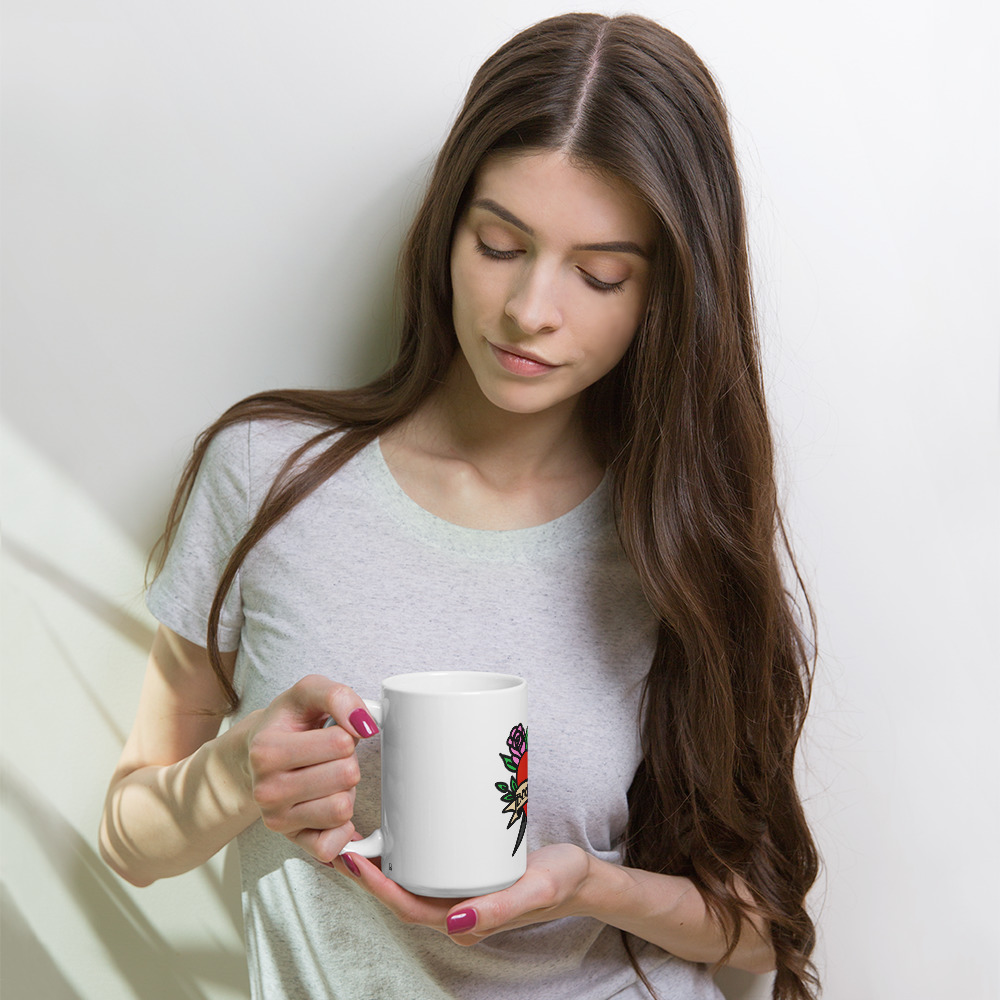 Bookwhore - white glossy mug - Image 3