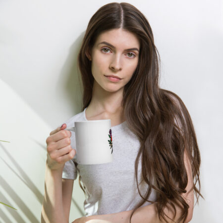 Bookwhore - white glossy mug